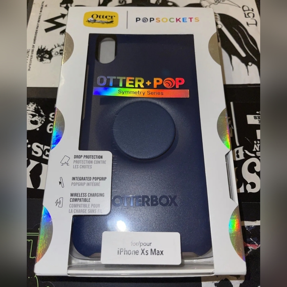 iPhone XS Max - Otterbox Otter+Pop Case (BLUE)
